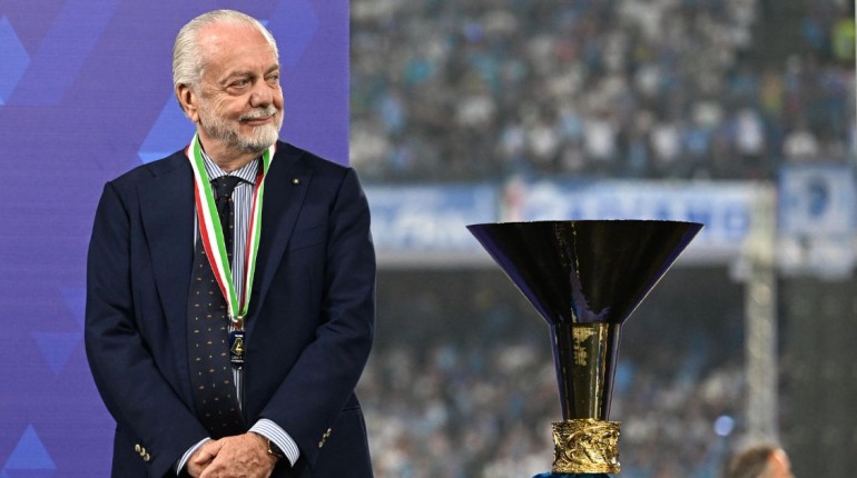 de laurentiis allo scudetto del napoli